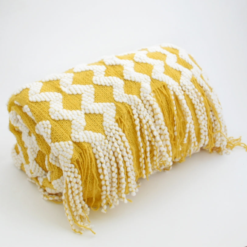 Yellow-acrylic-Wave-Throw-Blanket-Linden-Square-Gift