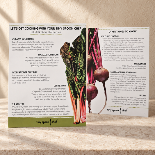 TSC Let's Get Cooking Sheet